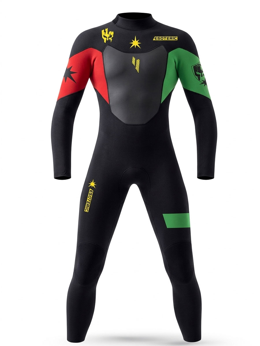 Гидрокостюм Esoteric Warrior II 3/2  Green/Red