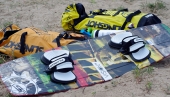 Тесты  кайтов Slingshot Rally 10m2 и RPM 12m2,  доски Vision 138*42 2014 года
