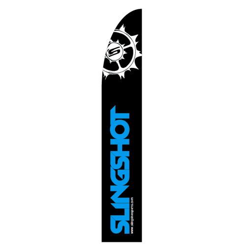 Флаг Slingshot Flag 14 x 2 w/ pole and stake 