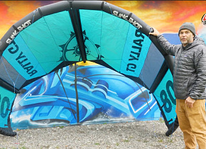 Обзор кайта Slingshot Rally GT V2 от немецкой станции Surfshop Upsidedown